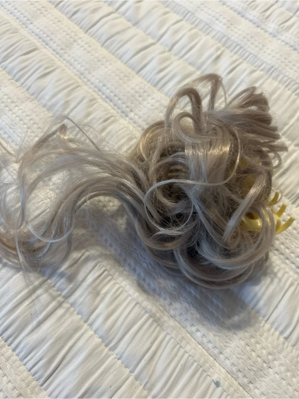 Silver, frosted Hair Claw Clip Hairpiece